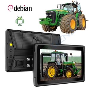 Tablet PC resistente para vehículos IP67 de 10 pulgadas con Linux Android OS RTK Antena de hongo CAN AHD Cámara multicanal para tableta de vehículos