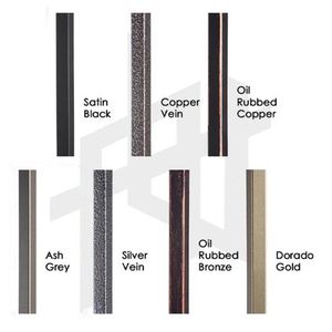 Trong nhà Satin Đen 1/2 "Hollow sắt vuông kim loại balusters cầu thang lan can Scroll baluster rèn sắt cầu thang Knuckle cọc - Product Image 2