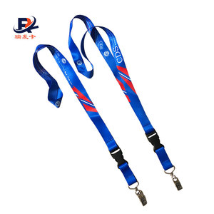 Cá nhân hoá tùy chỉnh Polyester Airbus Dây buộc dây đeo cổ cho chủ thẻ - Product Image 5