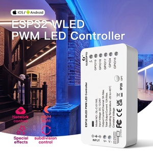 Gledopto ESP32 WLED PWMLEDコントローラー入力電圧DC12-24V総出力電流12 A最大800 IC最大ネットワーク制御付き - Product Image 4