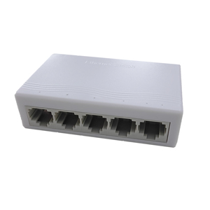 Mini-Wand montage 5-Port 10/100Mbps Ethernet-Switch Kunststoff-Desktop-Switch Netzwerk-Switch - Product Image 4