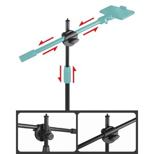 Horizontal Tripod for Phone Smartphone Table Overhead Tripe <strong>Stand</strong> for Mobile Cellphone Filming Photography Articulated Arm - Product Image 3