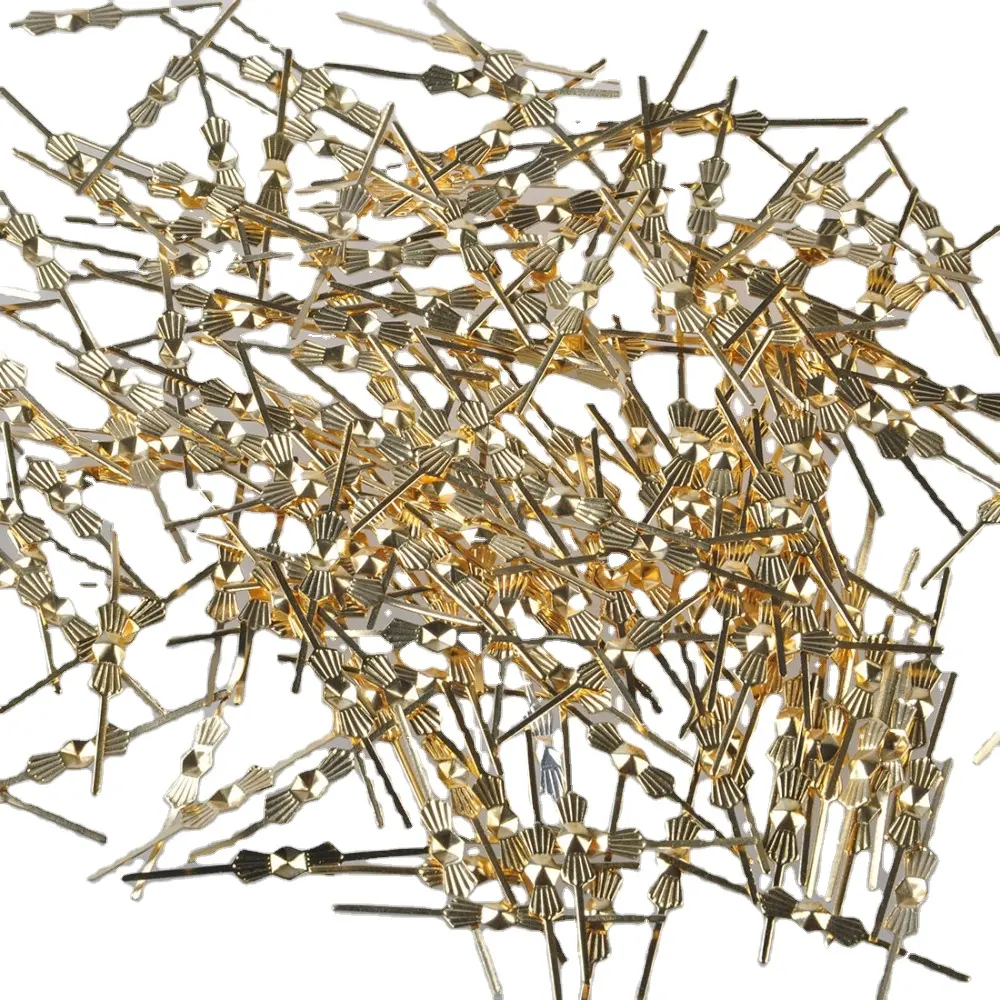 Crochets pour nœud papillon en laiton, 30 pièces, 33mm, connecteurs métalliques pour ampoules, lustre en cristal