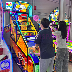 ファンスペース2人用のTic-Tac-Toeゲームがアーケードチケット償還バスケットボールゲームマシンの射撃で競争するためにプレイ - Product Image 6
