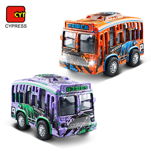 12 Pack in Box 1:36 Die Cast Metal <strong>Toy</strong> Bus Pull Back Cars Friction Powered Kids <strong>Toys</strong> Vehicles