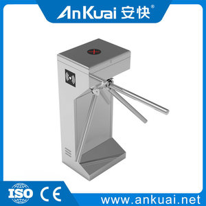 Controllo accessi di sicurezza impronta digitale RS485 interfaccia di comunicazione cancello barriera in acciaio inossidabile tornello treppiede automatico - Product Image 4
