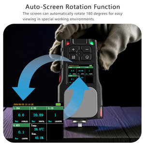 Duurzame Handpomp 4 In 1 Gasconcentratie Alarm Ex H 2S Geen Detector O3 Geen No2 H2 <span class=keywords><strong>Analyzer</strong></span> Opslaan Historische Gegevens Functie - Product Image 3