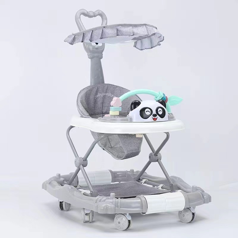 868Y Little Panda Head Shape Gray