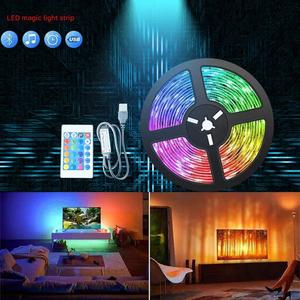 แถบไฟ LED RGB 5V 60LED /m พร้อม USB 24-Key รีโมทคอนโทรลอินฟราเรด/รีโมทคอนโทรลแถบไฟ LED RGB บลูทูธ - Product Image 2