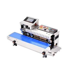 YAOMATEC 12.7MM codice data Logo pellicola sacchetto di plastica sacchetto automatico stampante a getto d'inchiostro nastro continuo sigillante macchina - Product Image 1