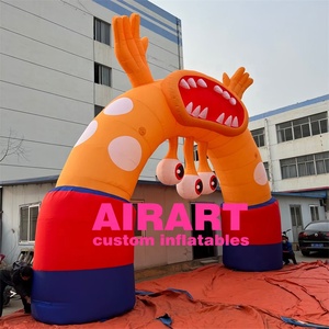 Xiếc đảo ngược chú hề Inflatable đôi mắt lớn Cổng Tò Vò cửa với LED chiếu sáng - Product Image 6