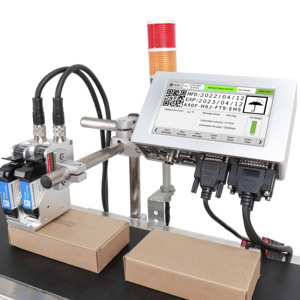 WeiShuo Automatic TIJ Expiry Date Code Printing Machine 50.8mm T210E Online Thermal Inkjet Coding Printer for Box Packing Bottle - Product Image 1