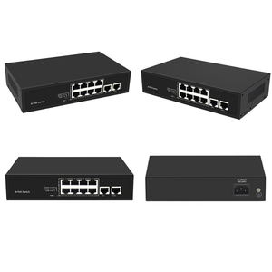 Interruttore PoE 8 porte con porta 8 PoE +, 2 Uplink, 1000Mbps, rilevamento 120W AI, presa in metallo senza ventaglio <span class=keywords><strong>54</strong></span> Vdc interruttore Poe - Product Image 3