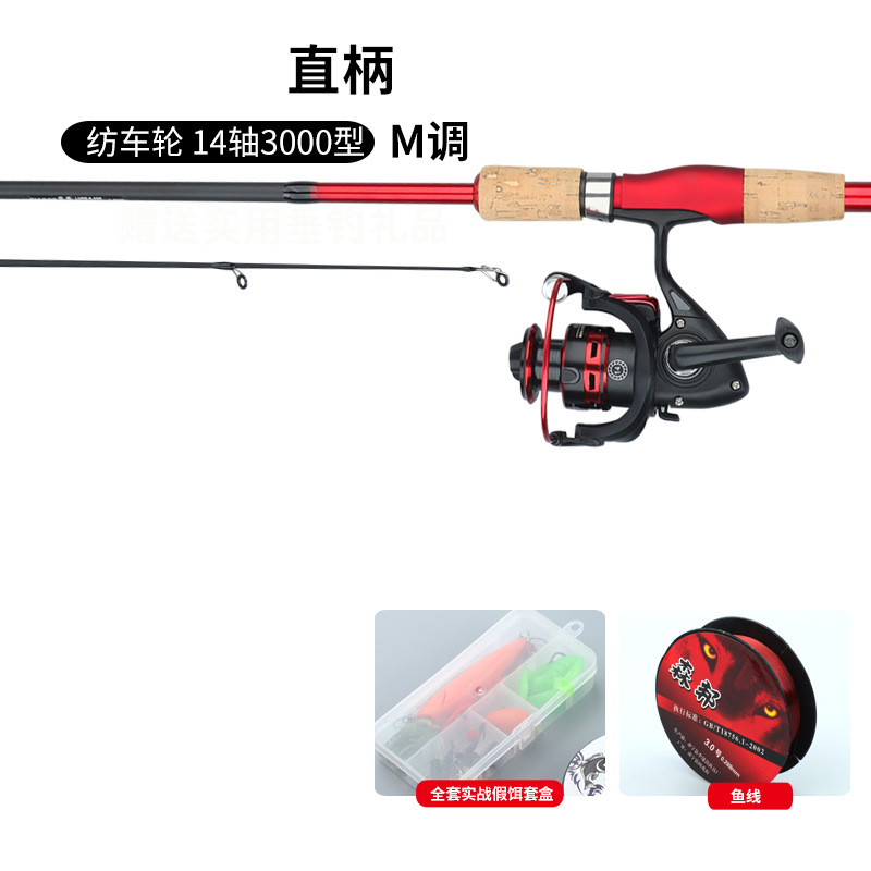 Straight Spinning Reel Set