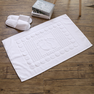 100% Cotton Soft Washable <strong>30</strong>*<strong>20</strong> Absorbent Soft Bath <strong>Towel</strong> Floor Mat with Different Jacquard for Bathroom - Product Image 2