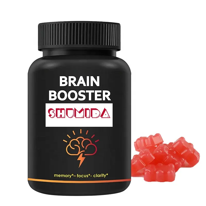 뇌 보충교재 Nootropics 승압기 gummies는 은행나무 Biloba 비타민 B12 를 가진 초점을 강화합니다