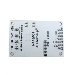 4-20MA DC 12V 2ch 0-20MA Strom analoge Erfassung RS485 Modbus RTU ADC-Modul für die Messung von SPS-Instrumenten