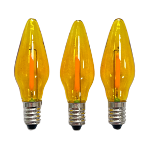C6 E10 tabanı noel ağacı işık dize yedek ampul LED Filament 34V0.2W açık dekorasyon - Product Image 3