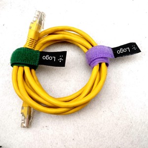 Custom Logo <strong>Colored</strong> Hook and <strong>Loop</strong> Fastening Straps Nylon Hook and <strong>Loop</strong> - Product Image 3