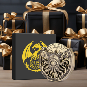 LM Dungeons and Dragons ลูกเต๋า Fidget didget DND แบบหมุนได้สำหรับเกมสวมบทบาท - Product Image 3