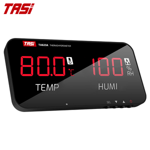 TASI TA623B Sensor de temperatura y humedad inteligente de pantalla grande, registro de datos y función de alarma para el hogar y la Oficina - Product Image 2