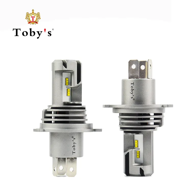 Toby erkek fansız led far kiti TM3 ZES çip h4 sis lambası hiçbir hata otomobil parçaları 9005 9006 HB3 HB4