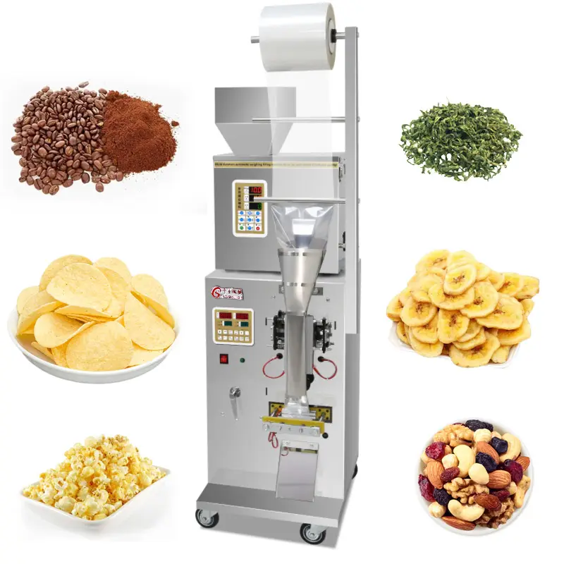 Verpakkingsmachine Voor Poederzakje Sachet Suikerpapier Plastic Aluminiumfolie Zak Productie Verpakkingsmachine Voor Kleine Bedrijven