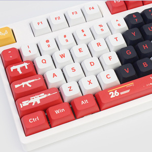 高品質104108キーフルセットDye-subPBTキーキャップ税関デザインOEM Cherry XDA profile for gaming keyboards box package - Product Image 2