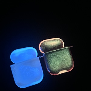 Ivanflowing akan kum gece işık aydınlık silikon kılıf Apple Airpods 3 2 1 Pro 2 hava bakla Flowing 3rd 2rd nesil kapak - Product Image 1