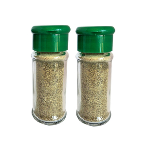定制标志80毫升香料胡椒瓶圆形储存容器调味品玻璃罐 - Product Image 6