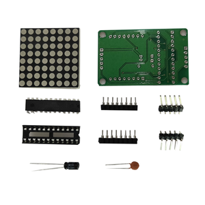 Dot Led Matrix Module 8*8 LED Display modulo di controllo resistenza Kit di componenti elettronici MAX7219