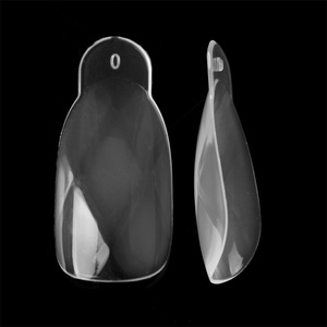 Üst Form çift sistem sahte tırnak uzatma büyük başparmak boyutu ayak tırnak uzatma İpuçları 12 şekil - Product Image 3