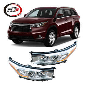 Czjf ไฟหน้า LED สีขาวสำหรับ Highlander Le ด้านหน้า2013 2014 2015ตำแหน่ง81110-0E180 81150-0E180 - Product Image 1
