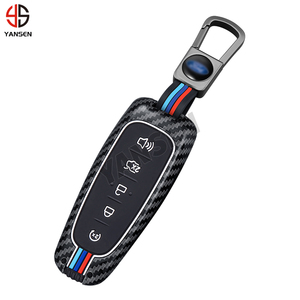 5ボタン車のリモコンキーケースカバーシェルフォブフォードエスケープフォーカスC Max Kuga Edge Explorer Taurusキーリングアクセサリー - Product Image 1