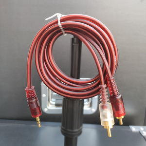 Cable de audio macho dual de 6,5mm, conexión de dos canales de PVC de 3,5/6,5mm para teléfonos móviles de uno a dos, ordenadores, teclados digitales - Product Image 1