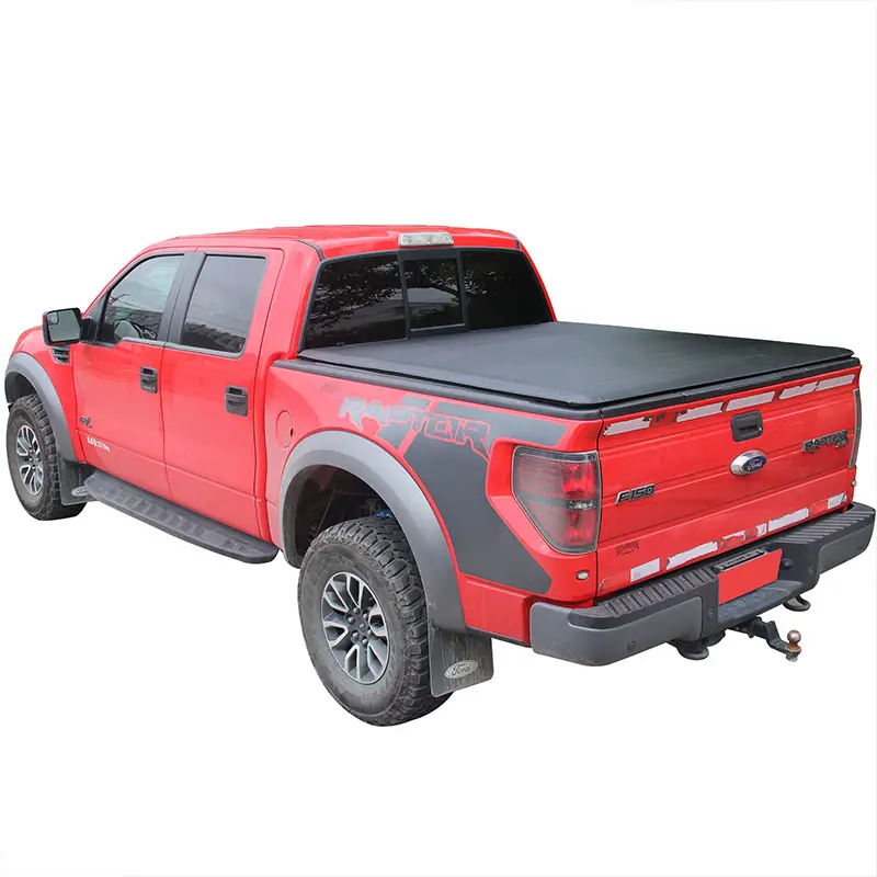 Yumuşak PVC kamyon aksesuarları Roll Up yumuşak pikap kasası kapağı için Hilux Vigo Revo Rocco Isuzu Dmax Navara Np300 Ranger BT50 pikap yatak