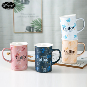 カスタムレトロパーソナリティシルク印刷セラミックコーヒーマグゴールデンロゴ印刷ティーカップエナメルクラシックウォーターカップ - Product Image 6