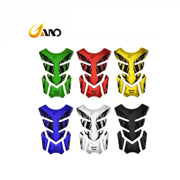 Autocollants de réservoir de moto PCX, 100 pièces, autocollants universels personnalisés, tapis de protection en Fiber de carbone véritable 5D