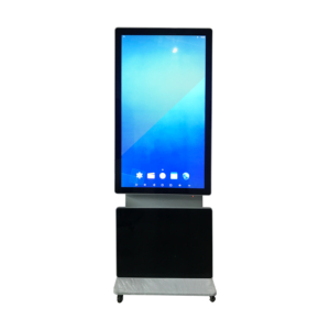 Floor Stand 360 Gradi Chiosco Digital Signage Orizzontale Totem Ruotare Schermo di Visualizzazione di Pubblicità - Product Image 6