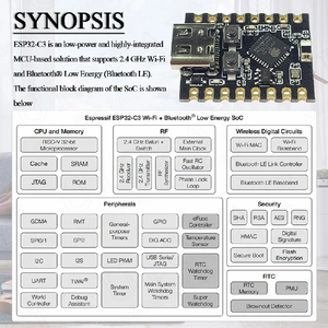 Esp32C3開発ボードモジュールミニWifiBtBluetoothモジュールRisc-v32ビットシングルコアプロセッサEsp32-c3ピンType-c - Product Image 2