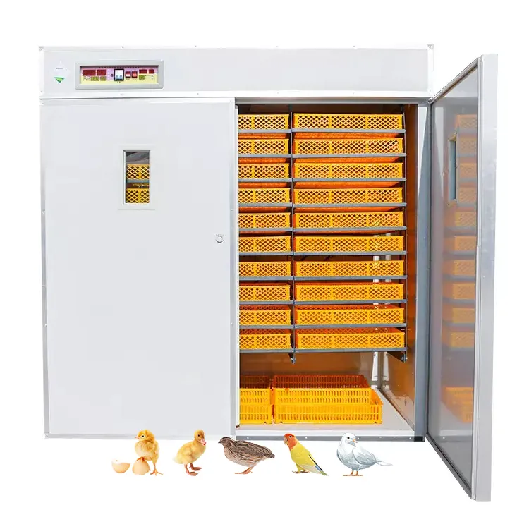 Chicken farm equipment hatchery machine automatic 5000 eggs incubator with hatching baskets