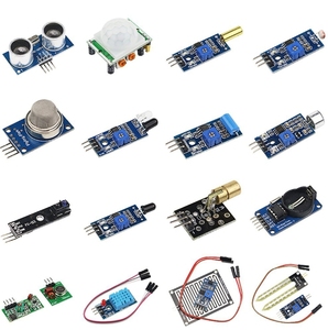Kit de sensor Raspberry PI 16 tipos 37 tipos con 37 kits de sensor 45 en 1 Kit de sensor compatible con Arduino