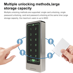 Touch Waterproof Numeric RFID Door <strong>Access</strong> <strong>Control</strong> System Card Reader Luminous <strong>Keyboard</strong> Anti-theft Alarm <strong>Access</strong> <strong>Control</strong>