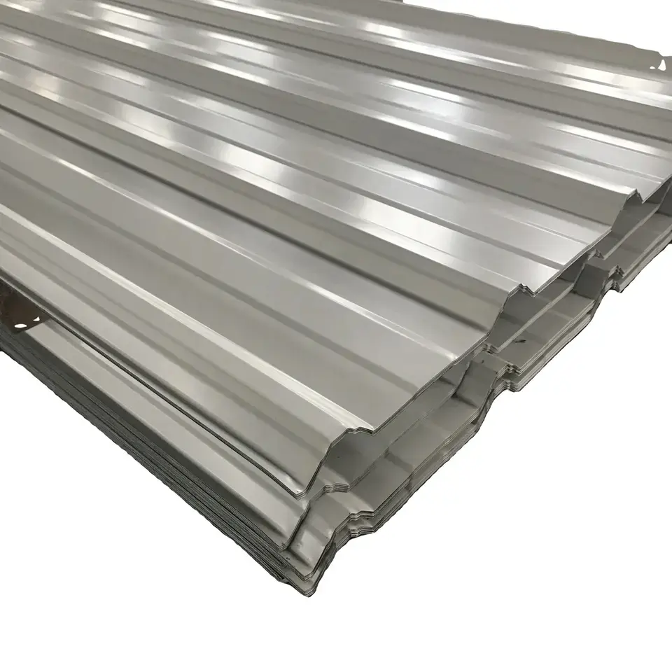 Venta directa de fábrica 0,15*1000*2000mm chapa corrugada galvanizada prepintada para chapa de techo