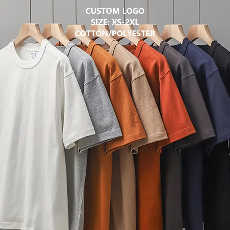 Personalizado 100% algodón de gran tamaño recortado sublimación gráfico en blanco camiseta de impresión de marca personalizada camisetas de los hombres