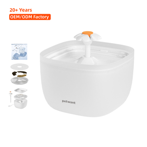 Petwant 2L BPA içermeyen Ultra sessiz su pompası 360 su çıkışı 4 filtre sistemi otomatik Pet köpek kedi su çeşmesi
