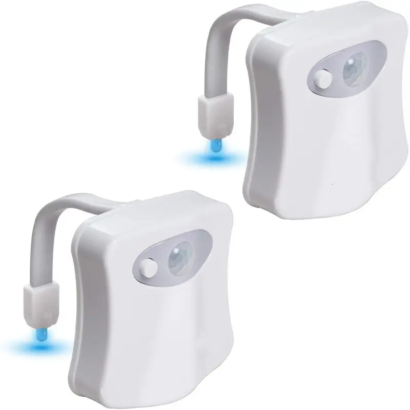 Vofull LED 16 renkli PIR tuvalet kase WC LED lamba tuvalet sensörü ile hareket sensörlü lamba tuvalet koltuk gece lambası pil
