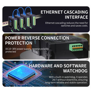 4-канальный входной модуль RTD, модули получения температуры RTD в Rs485, получение сигнала <span class=keywords><strong>Tcp</strong></span> PT100 в Rs485 преобразователь - Product Image 5