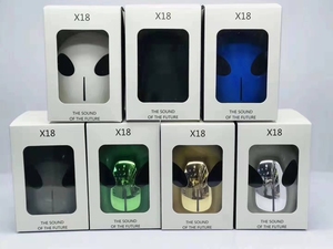 Altavoz inalámbrico con personalidad OEM de fábrica X18, altavoz portátil resistente al agua con pantalla de luz integrada, altavoz para fiestas, sistema de cine en casa - Product Image 3