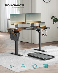 VASAGLE Höhen verstellbare elektrische Schreibtisch-Speicher funktion mit 4 Höhen Stehpult Ergonomischer Gaming-Desktop-Computer tisch - Product Image 2